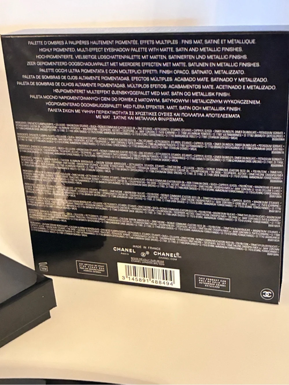 Chanel eyeshadow palette the space traveler